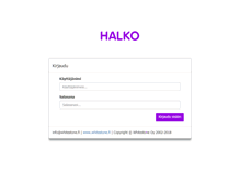 Tablet Screenshot of halko.helpson.fi